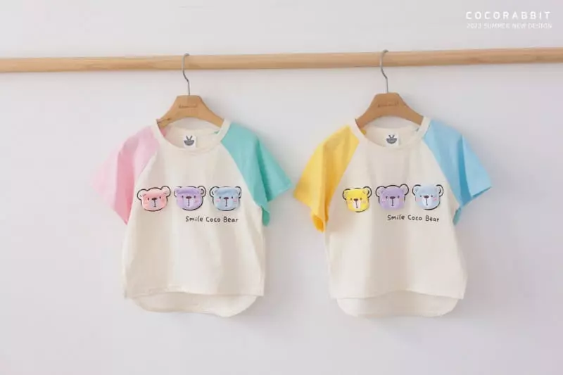 Coco Rabbit - Korean Children Fashion - #prettylittlegirls - Color Face Tee - 5