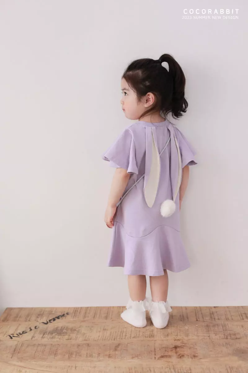 Coco Rabbit - Korean Children Fashion - #toddlerclothing - Rabbit Bell One-piece - 4