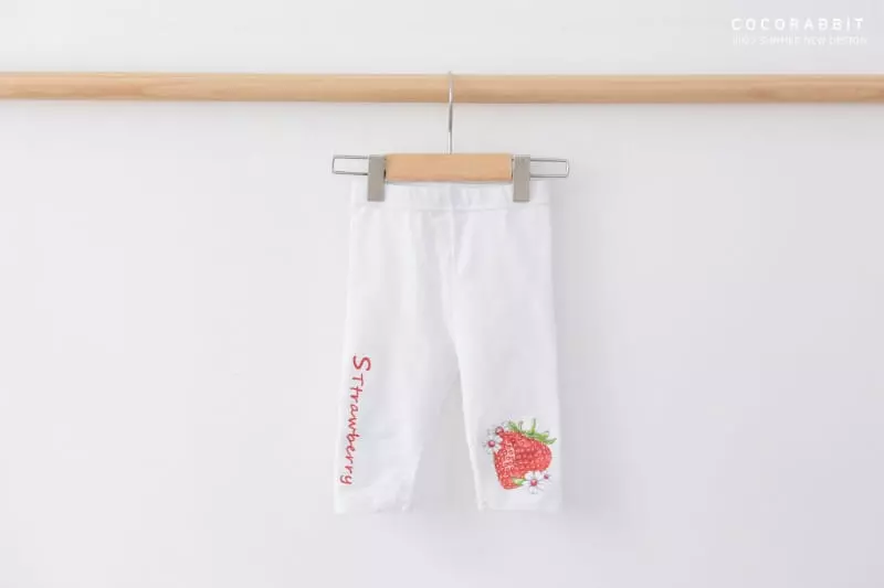 Coco Rabbit - Korean Children Fashion - #stylishchildhood - Strawberry Leggings - 12