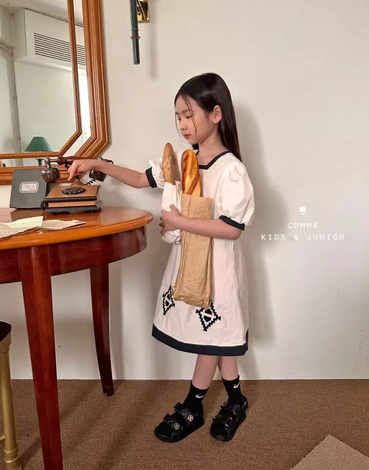 Comma - Korean Children Fashion - #childrensboutique - Color One-piece