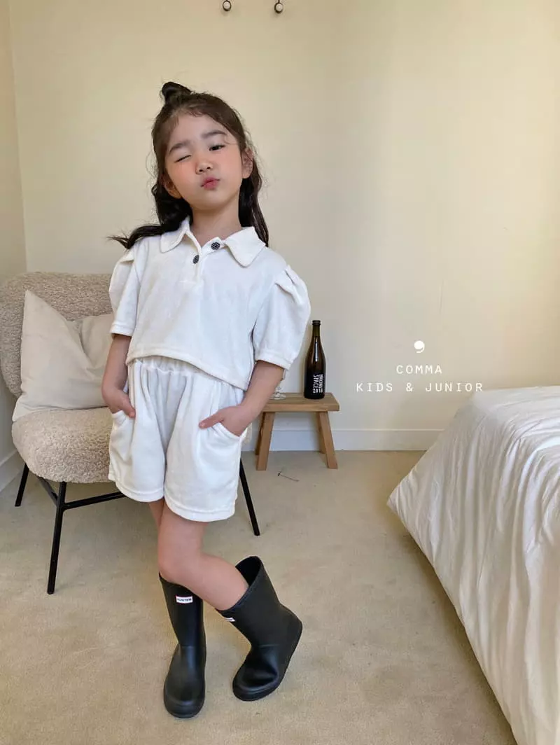 Comma - Korean Children Fashion - #childrensboutique - Terry Top Bottom Set - 7