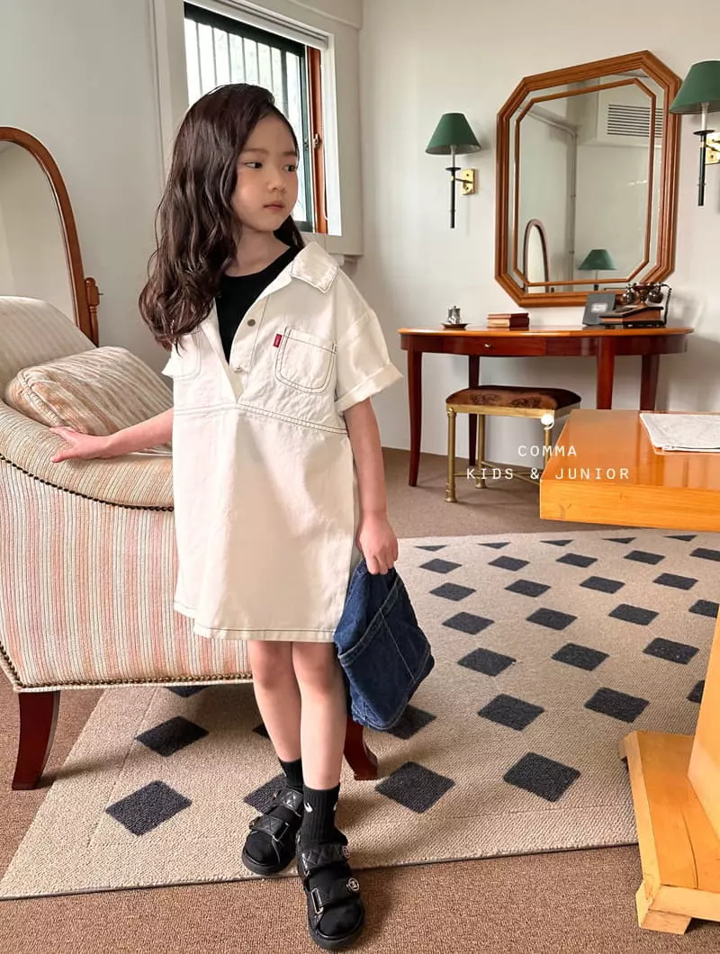 Comma - Korean Children Fashion - #childrensboutique - Stitch One-piece - 11