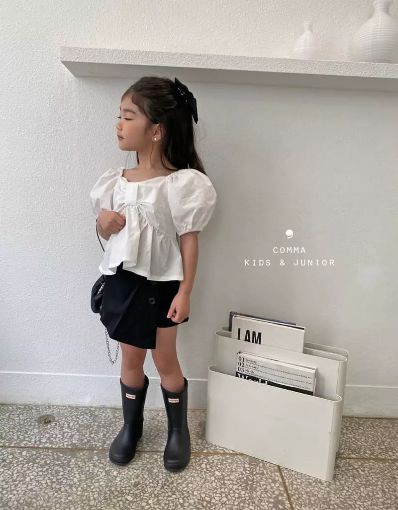 Comma - Korean Children Fashion - #childrensboutique - Big Ribbon Blouse - 10