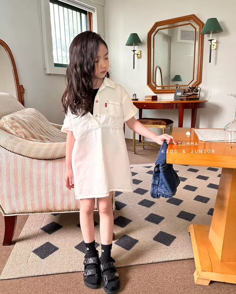 Comma - Korean Children Fashion - #designkidswear - Stitch One-piece - 12