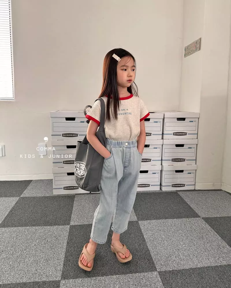 Comma - Korean Children Fashion - #kidsstore - Linen Jeans - 7