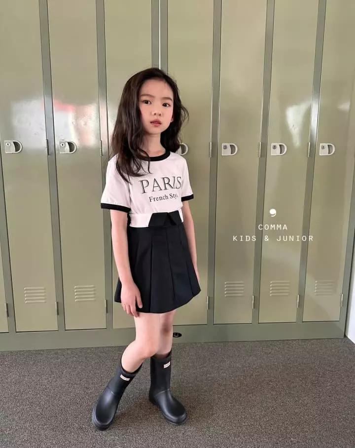 Comma - Korean Children Fashion - #kidsstore - French Paris Tee - 4
