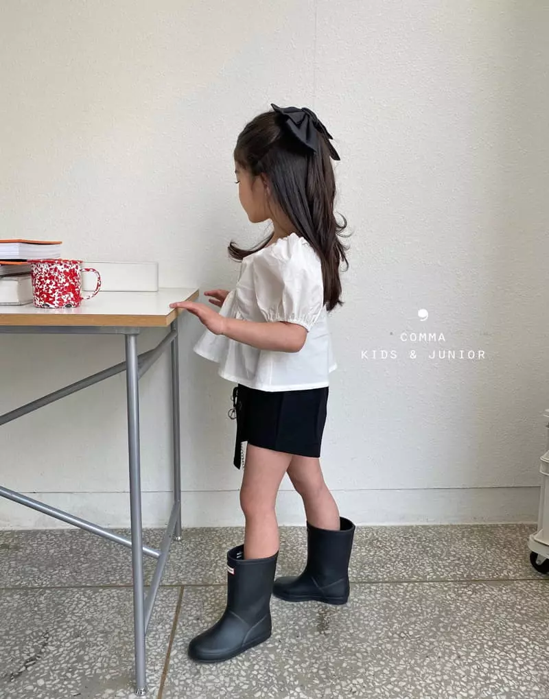 Comma - Korean Children Fashion - #kidzfashiontrend - Big Ribbon Blouse - 2