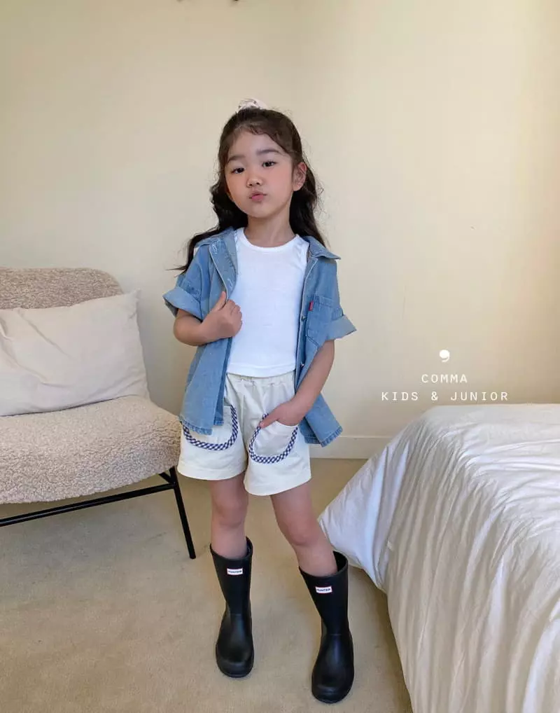 Comma - Korean Children Fashion - #littlefashionista - Check Piping Pants - 6