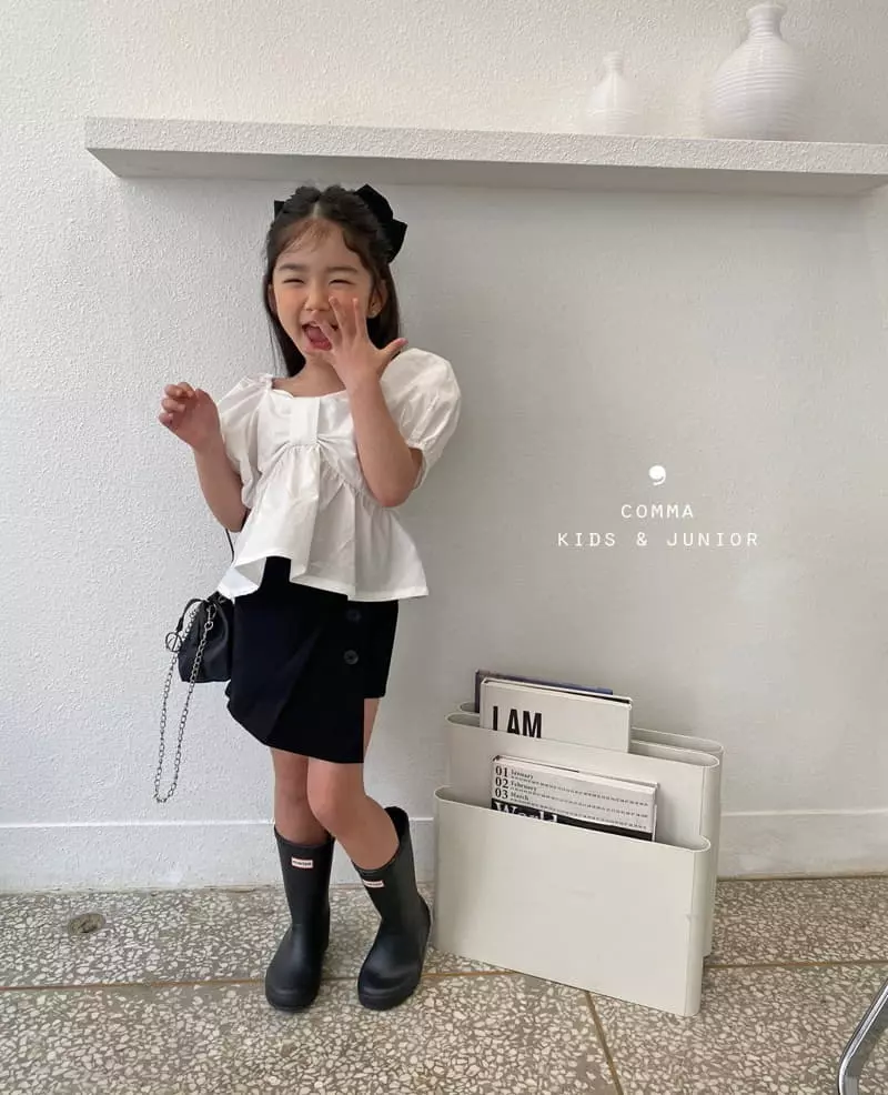 Comma - Korean Children Fashion - #littlefashionista - Wrap Skirt Pants - 2