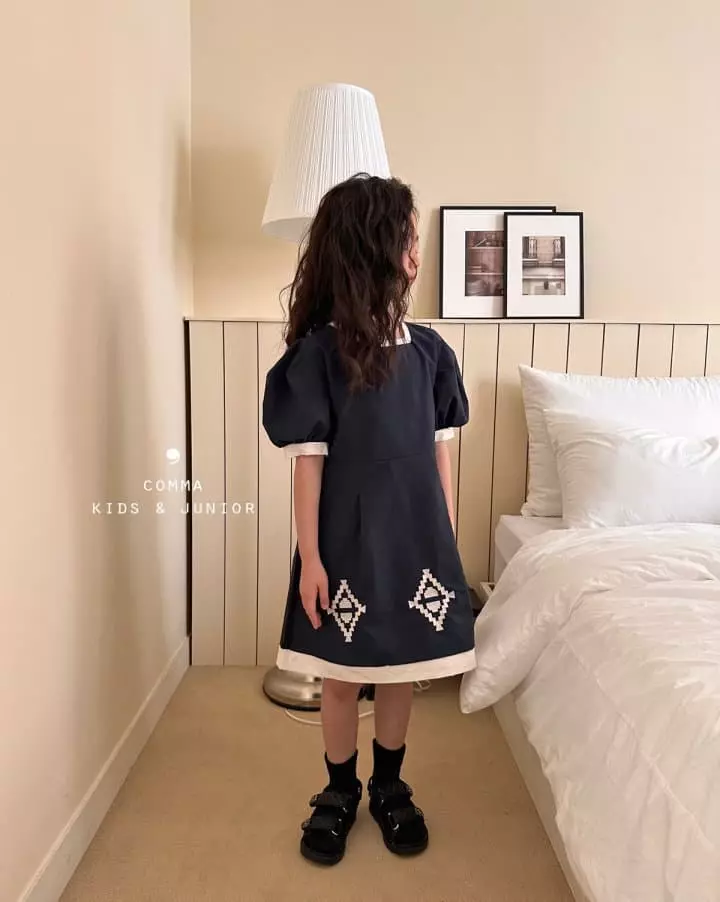 Comma - Korean Children Fashion - #magicofchildhood - Color One-piece - 10