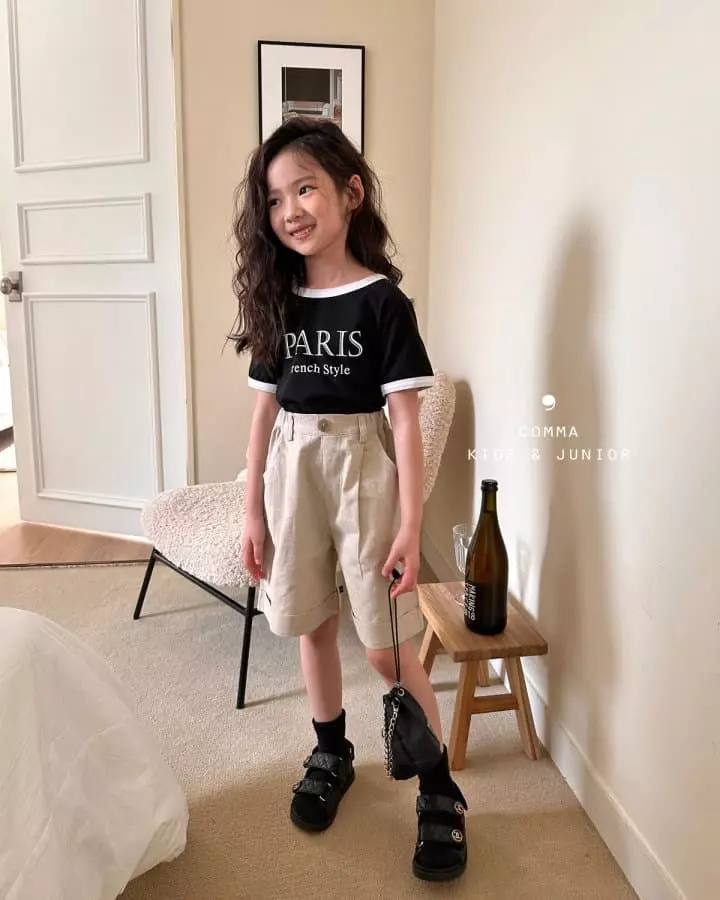 Comma - Korean Children Fashion - #magicofchildhood - French Paris Tee - 7