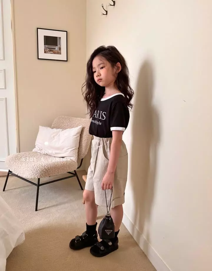 Comma - Korean Children Fashion - #prettylittlegirls - French Paris Tee - 9