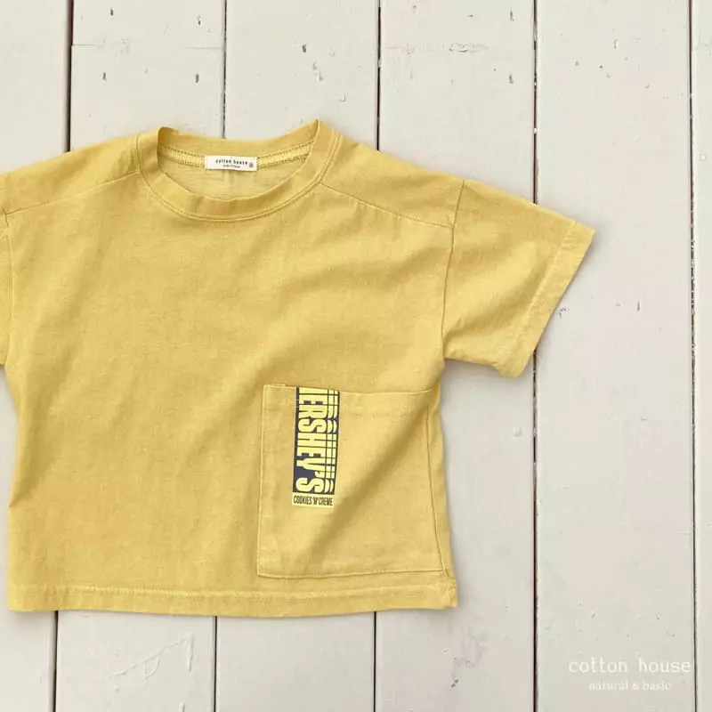 Cotton House - Korean Children Fashion - #Kfashion4kids - Pigment Pocket Tee - 5
