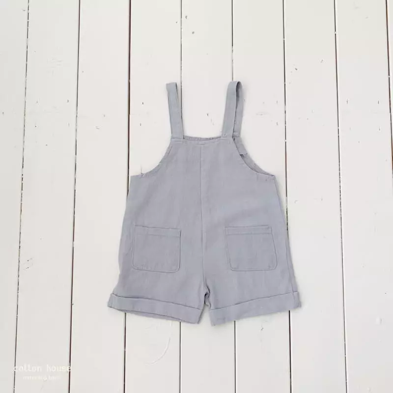 Cotton House - Korean Children Fashion - #childofig - Catch On Dungarees Pants - 6