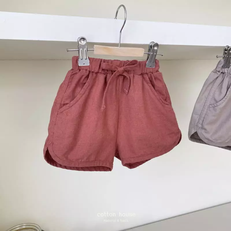 Cotton House - Korean Children Fashion - #childofig - Linen Shorts - 2