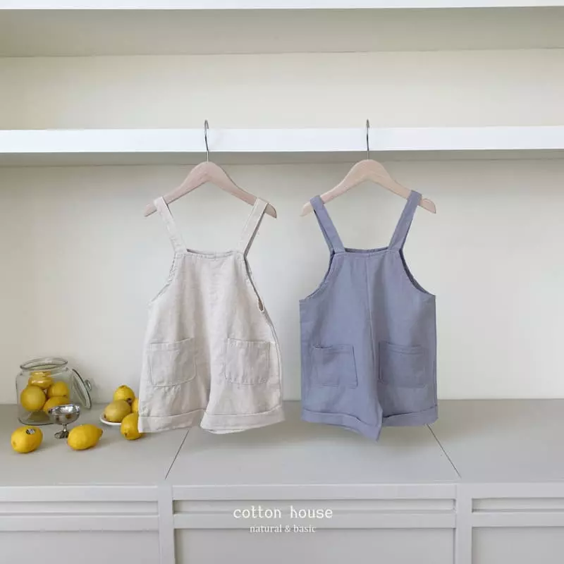 Cotton House - Korean Children Fashion - #childrensboutique - Catch On Dungarees Pants - 7