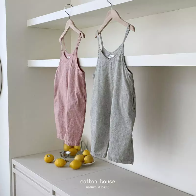 Cotton House - Korean Children Fashion - #childrensboutique - String Jumpsuit - 3
