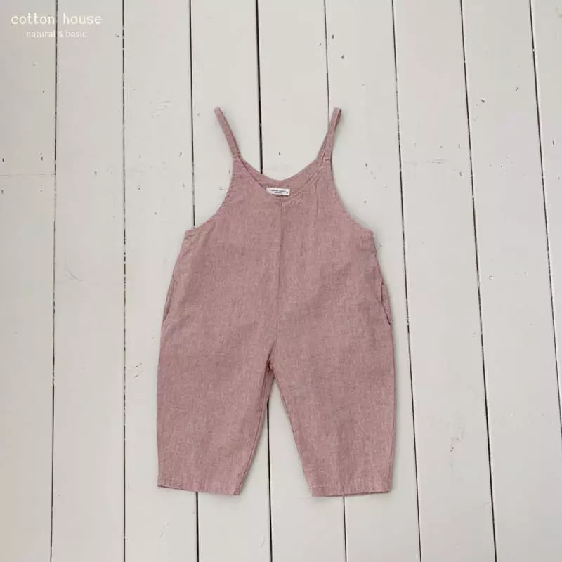 Cotton House - Korean Children Fashion - #childrensboutique - String Jumpsuit - 4