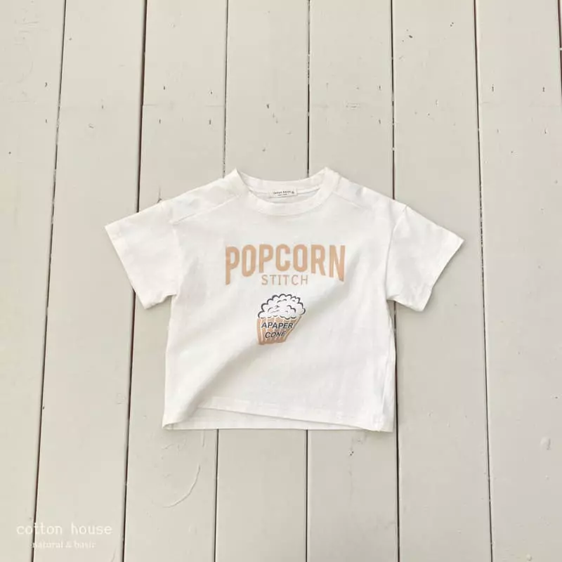 Cotton House - Korean Children Fashion - #discoveringself - Pop Corn Tee - 10