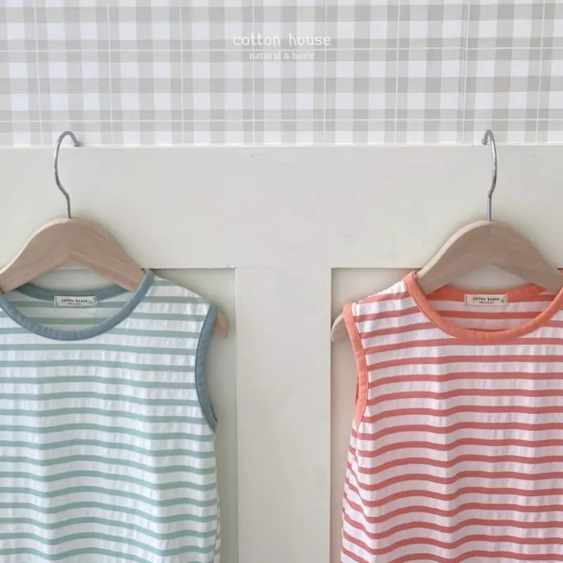 Cotton House - Korean Children Fashion - #discoveringself - Slush Sleeveless Bodysuit