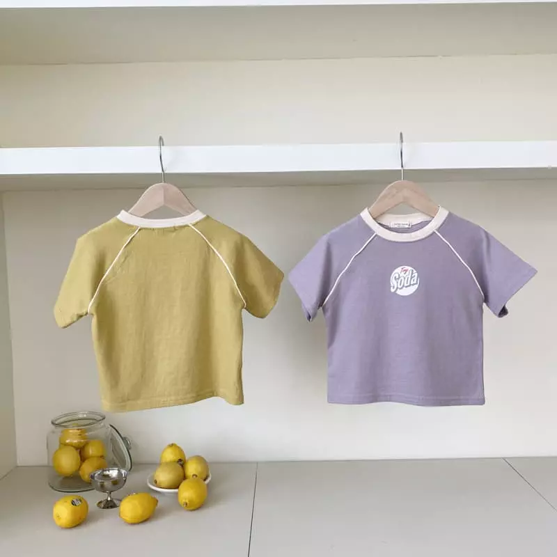 Cotton House - Korean Children Fashion - #discoveringself - Soda Pping Stripes Tee