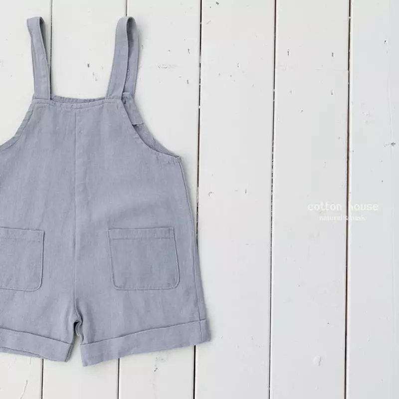 Cotton House - Korean Children Fashion - #fashionkids - Catch On Dungarees Pants - 10