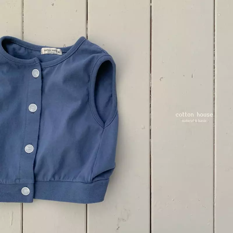 Cotton House - Korean Children Fashion - #fashionkids - Danjjack Sleeveless - 8