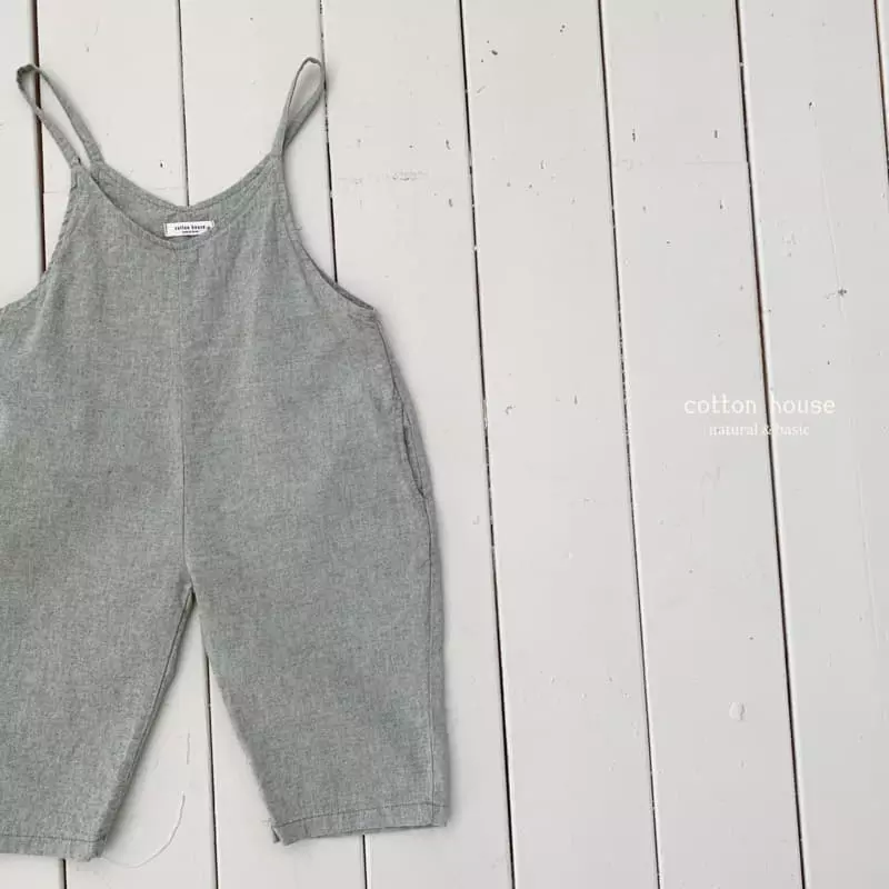 Cotton House - Korean Children Fashion - #kidsshorts - String Jumpsuit - 7