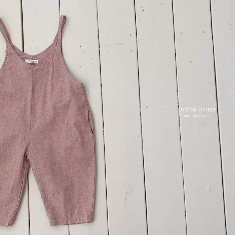 Cotton House - Korean Children Fashion - #kidsstore - String Jumpsuit - 8