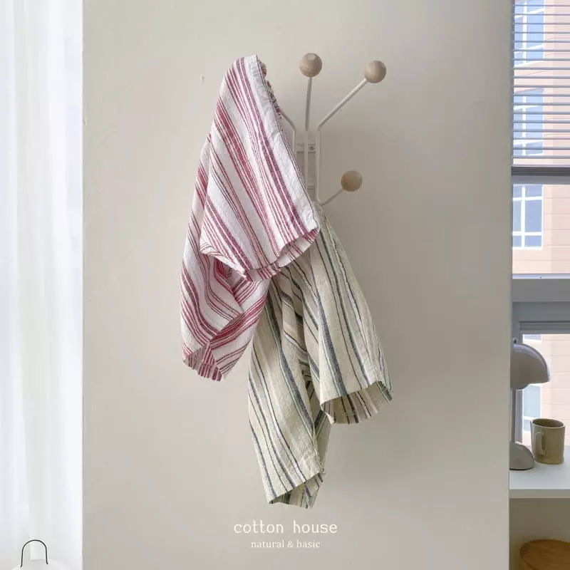 Cotton House - Korean Children Fashion - #kidzfashiontrend - Stripes Linen Pants - 2