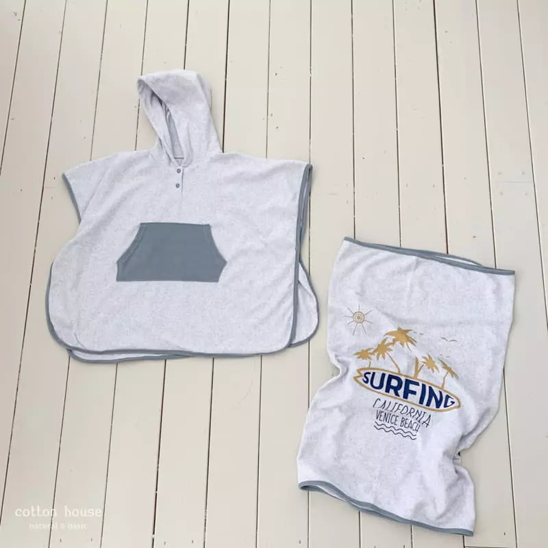 Cotton House - Korean Children Fashion - #littlefashionista - Color Beach Gawn - 9