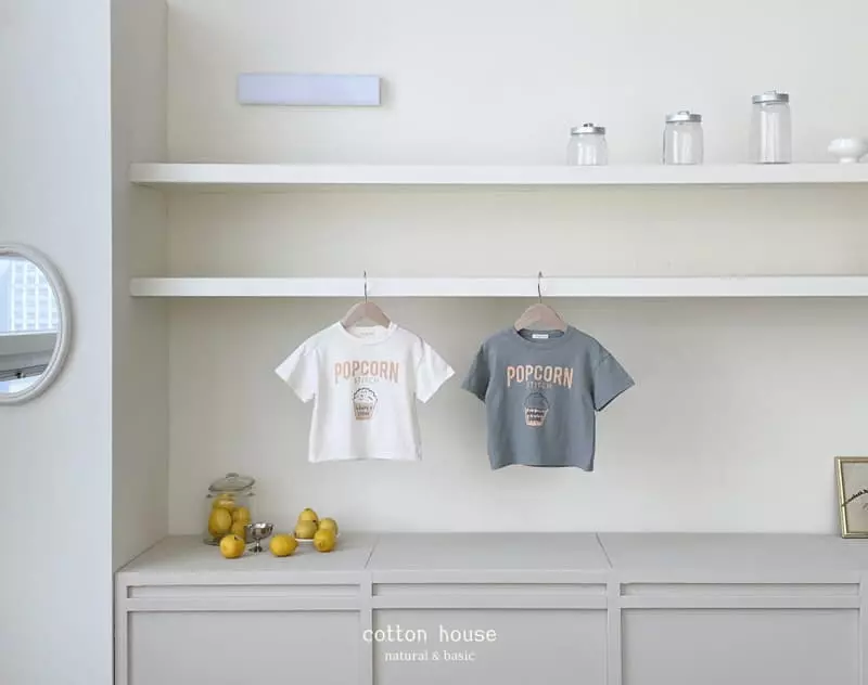 Cotton House - Korean Children Fashion - #magicofchildhood - Pop Corn Tee