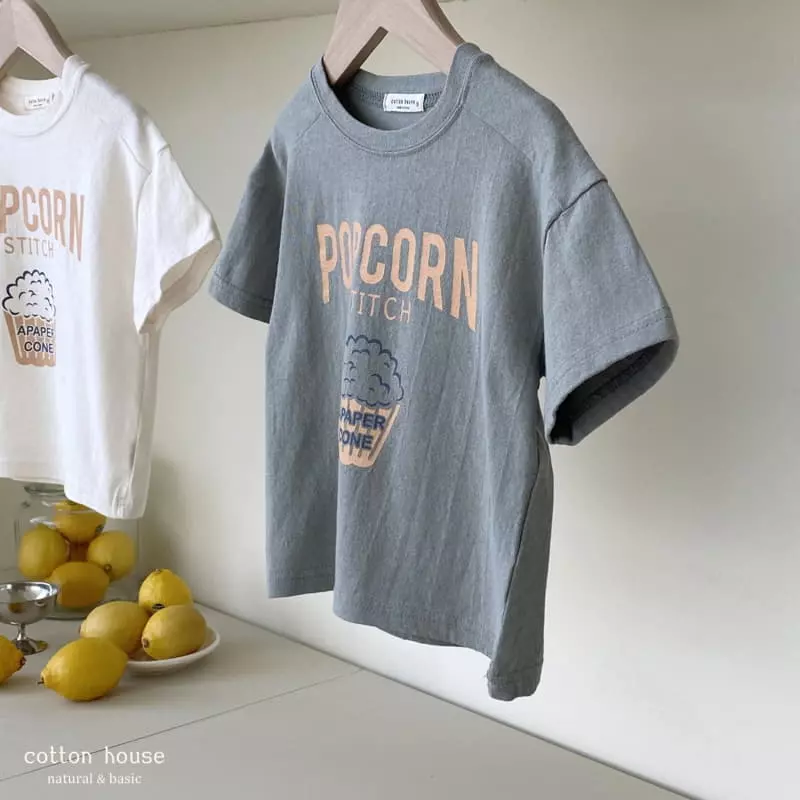 Cotton House - Korean Children Fashion - #minifashionista - Pop Corn Tee - 2