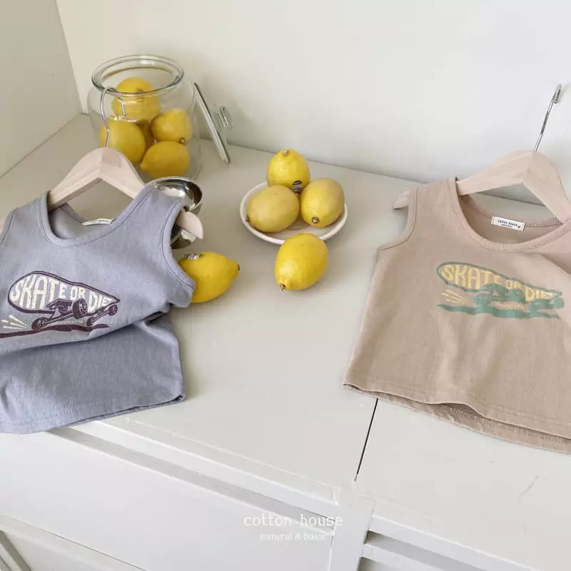 Cotton House - Korean Children Fashion - #minifashionista - Skete Sleeveless - 5