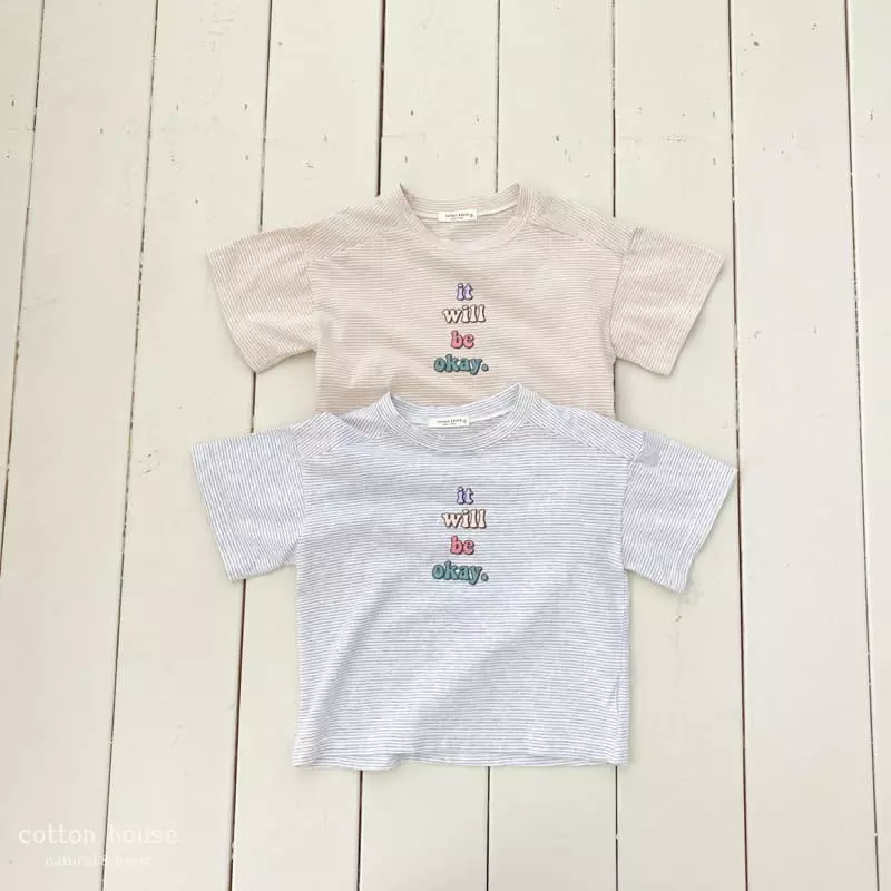 Cotton House - Korean Children Fashion - #prettylittlegirls - OK Small Stripes Tee