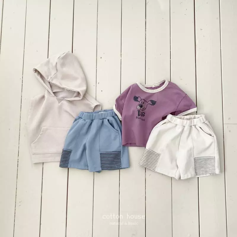 Cotton House - Korean Children Fashion - #prettylittlegirls - Stripes Point Pants - 7