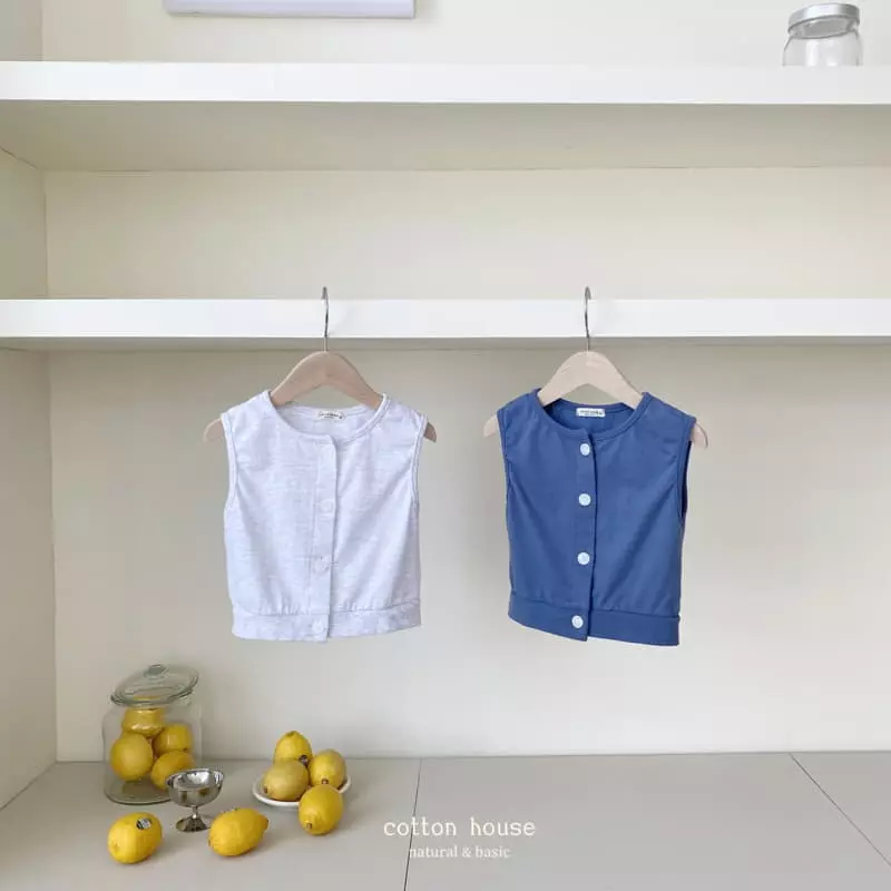 Cotton House - Korean Children Fashion - #stylishchildhood - Danjjack Sleeveless - 3