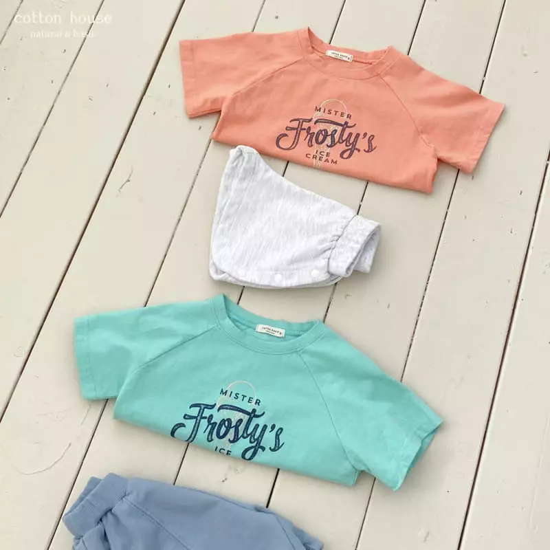 Cotton House - Korean Children Fashion - #todddlerfashion - Ice Cream Tee - 5