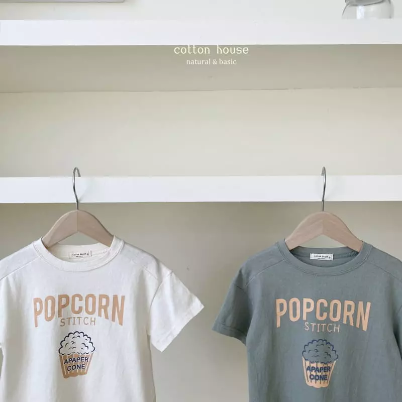 Cotton House - Korean Children Fashion - #prettylittlegirls - Pop Corn Tee - 4