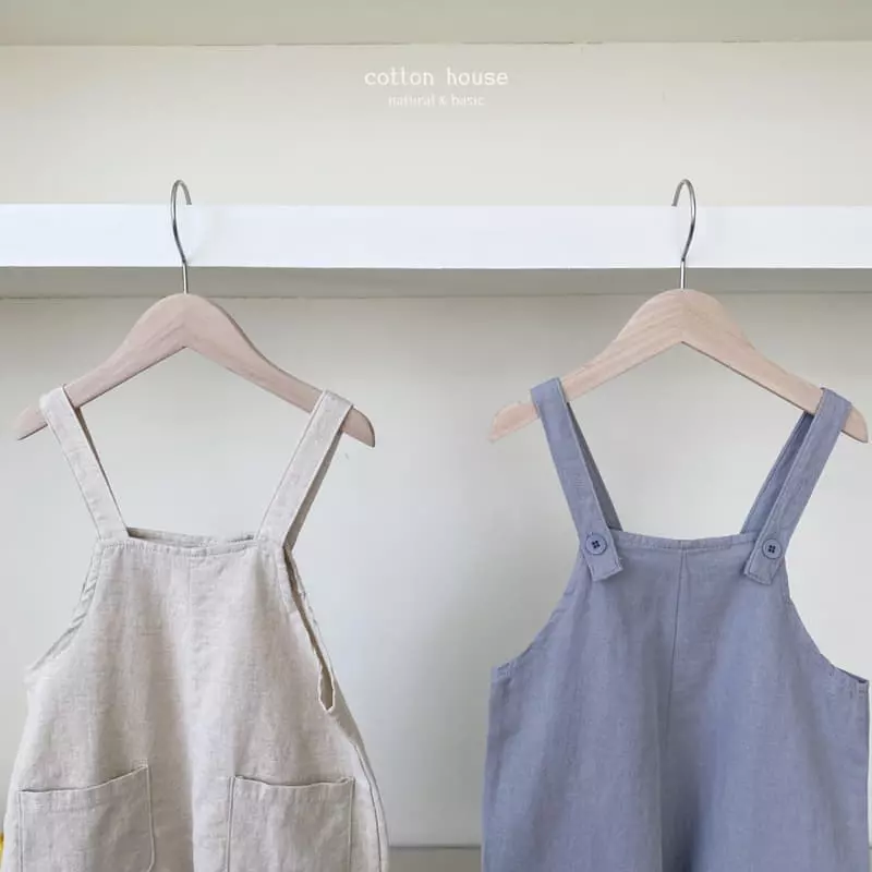 Cotton House - Korean Children Fashion - #todddlerfashion - Catch On Dungarees Pants - 3