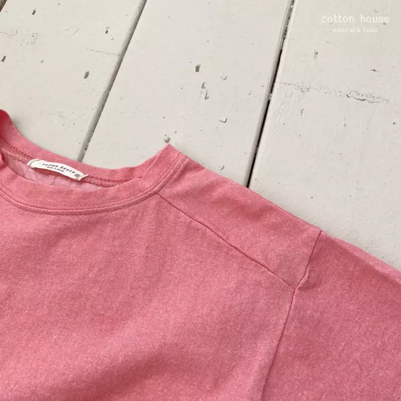 Cotton House - Korean Children Fashion - #todddlerfashion - Pigment Pocket Tee - 10