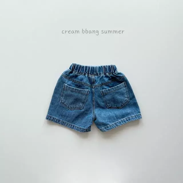 Cream Bbang - Korean Children Fashion - #discoveringself - Habana Denim Shorts