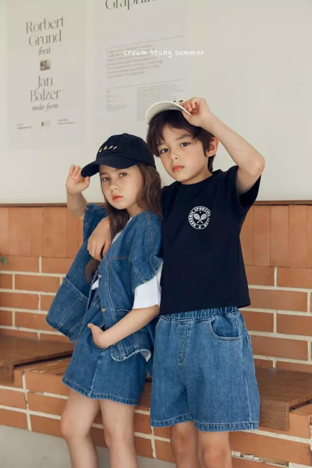 Cream Bbang - Korean Children Fashion - #prettylittlegirls - Habana Denim Shorts - 10