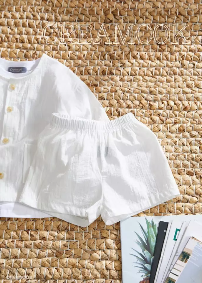 Creamcok - Korean Children Fashion - #childofig - Sharr Cardigan Set - 7