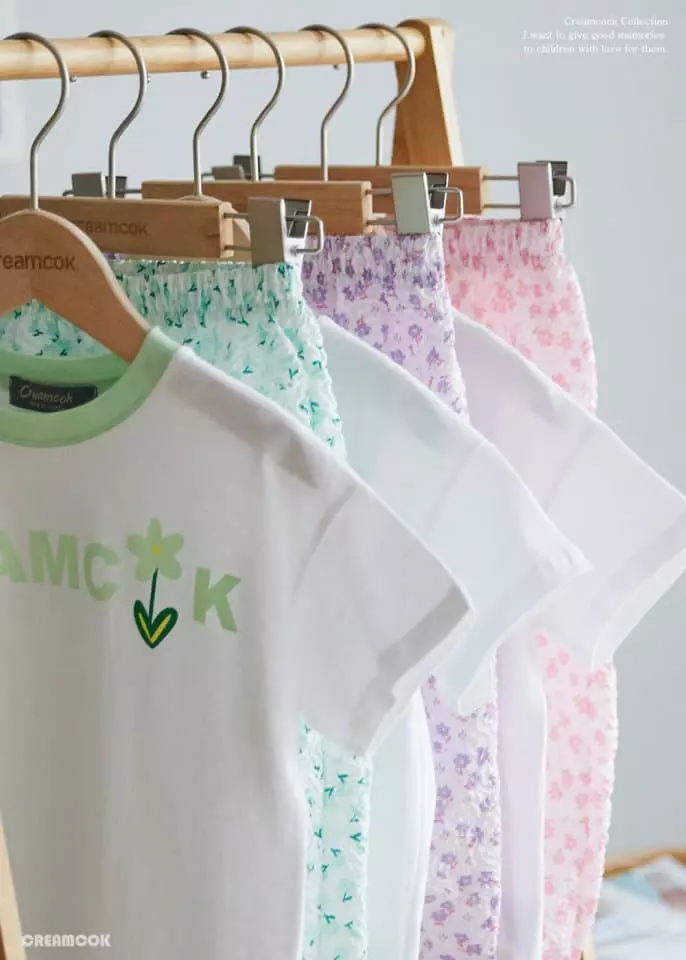 Creamcok - Korean Children Fashion - #designkidswear - Cream Cok Cooling Top Bottom Set - 2