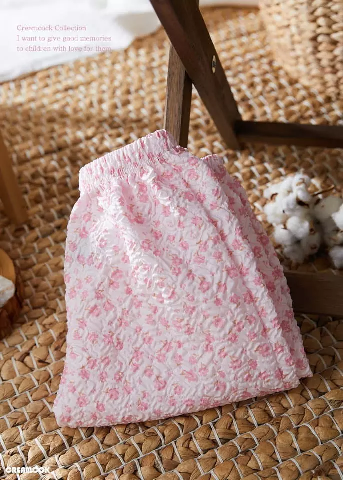 Creamcok - Korean Children Fashion - #designkidswear - Flower Pants - 11