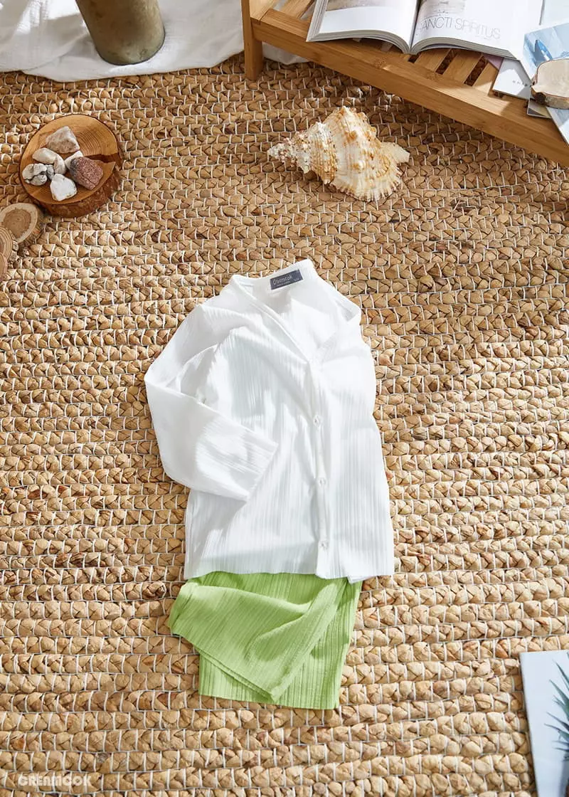 Creamcok - Korean Children Fashion - #fashionkids - Solsol Pleats Top Bottom Set - 10