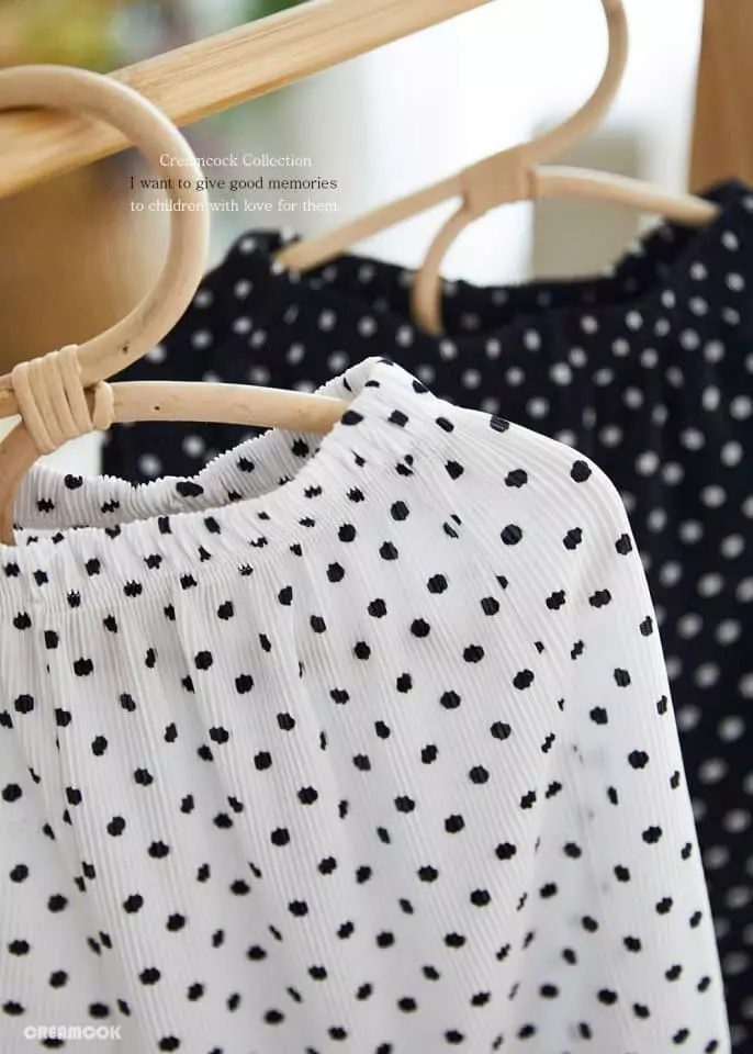 Creamcok - Korean Children Fashion - #kidzfashiontrend - Pop Dot Pleats Pants - 2