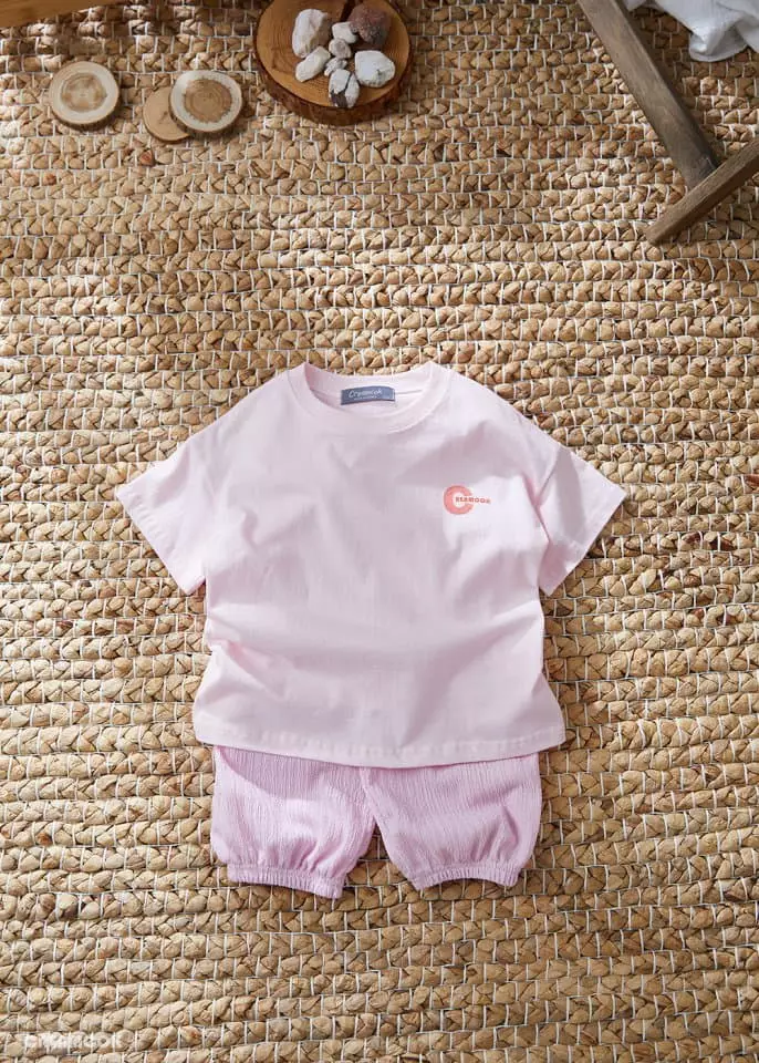 Creamcok - Korean Children Fashion - #prettylittlegirls - Cream Cooling Top Bottom Set - 11