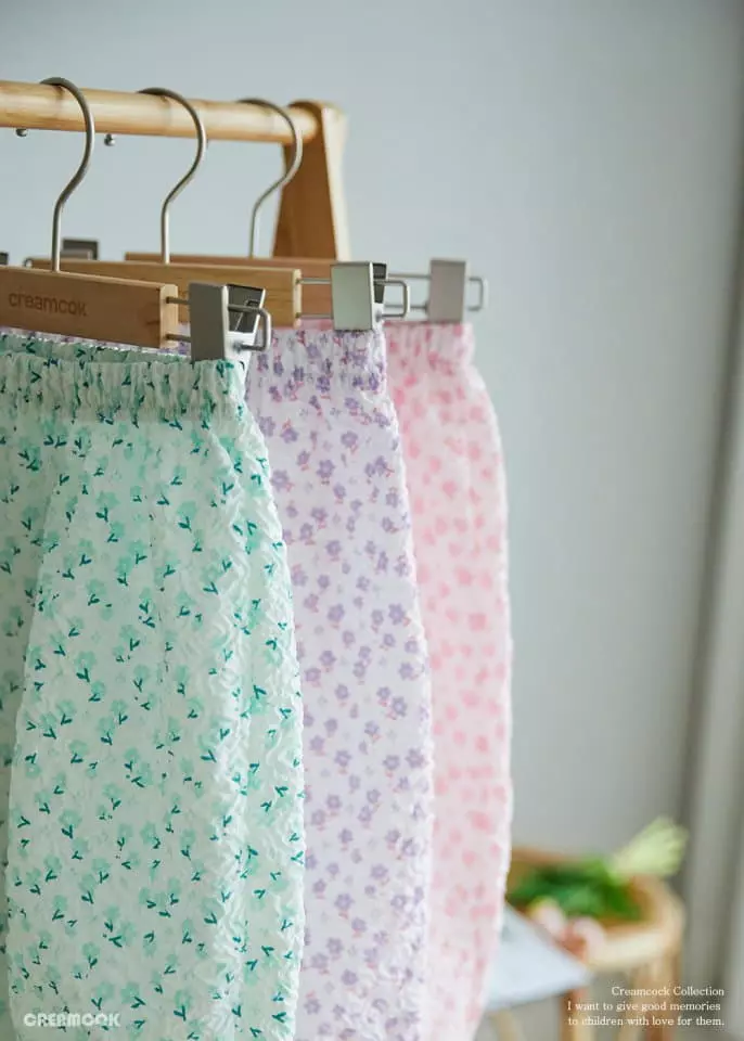 Creamcok - Korean Children Fashion - #stylishchildhood - Flower Pants - 8